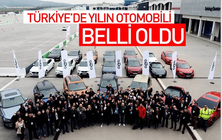 TÜRKİYE’DE YILIN OTOMOBİLİ BELLİ OLDU