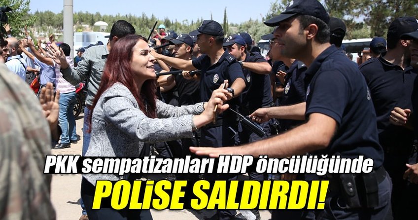 Gaziantep'te HDP provokasyonu