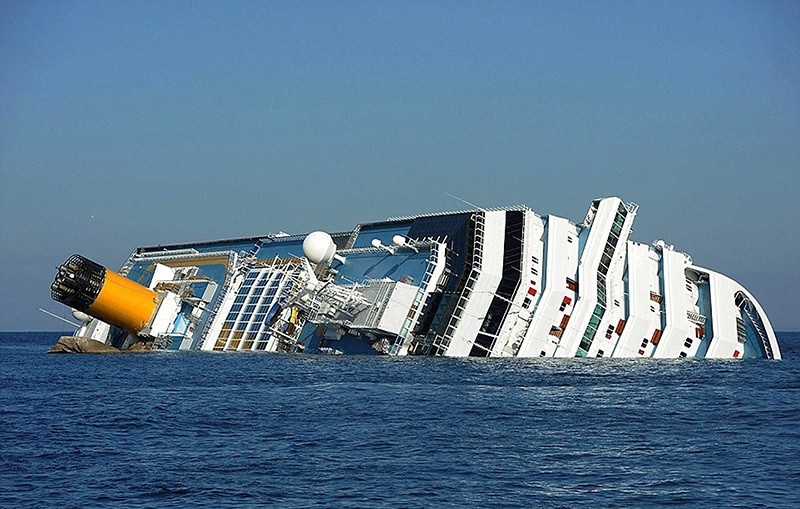 Costa Concordia cruise ship that sank off Italy in 2012 leaving 32 people dead (Getty Images)