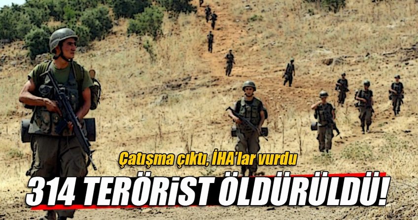 TSK açıkladı: Çatışma çıktı, İHA'lar vurdu!
