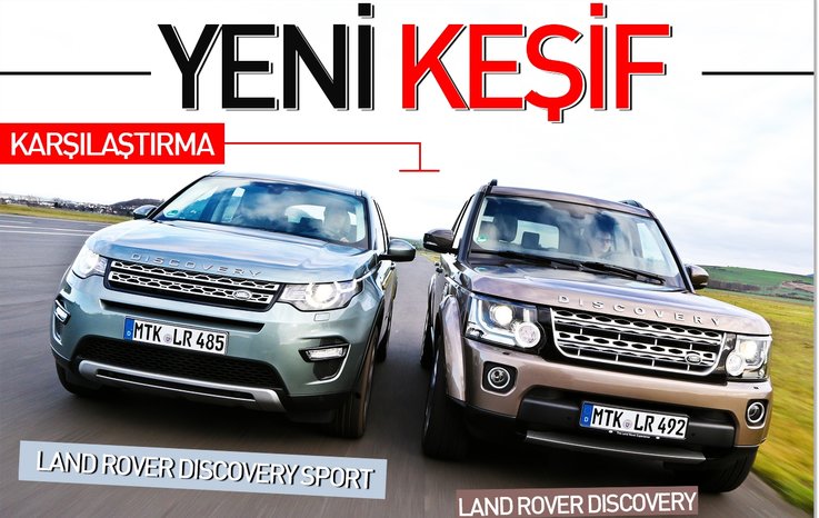 KARŞILAŞTIRMA · LAND ROVER DİSCOVERY – DİSCOVERY SPORT