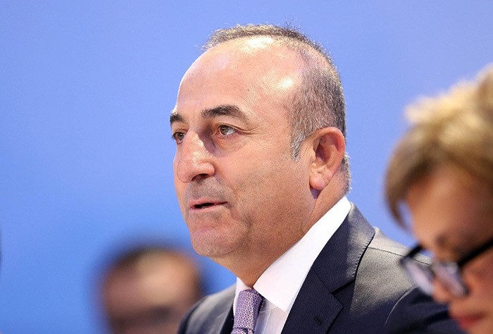 Turkish Foreign Minister Mevlu00fct u00c7avuu015fou011flu (DHA Photo)