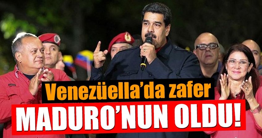 Venezüella’da zafer Maduro’nun oldu