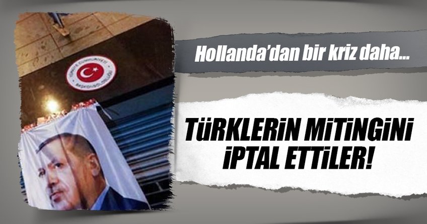 Hollandadan bir kriz daha!