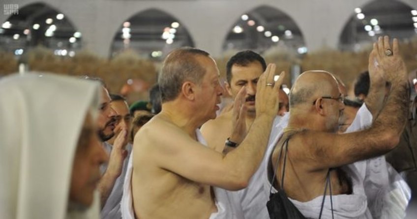 Cumhurbaşkanı Recep Tayyip Erdoğan kabeyi ziyaret etti