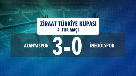 Alanyaspor 3-0 İnegölspor (Ziraat Türkiye Kupası 4.Tur Maçı)