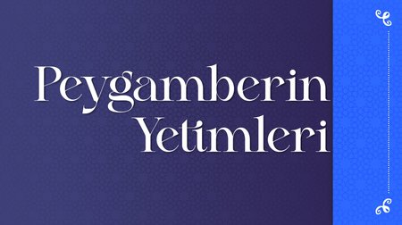 Peygamberin yetimleri