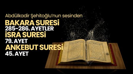 Bakara Suresi 1-3, 238. ayetler, İsra Suresi 79. ayet ve Ankebut Suresi 45. ayet