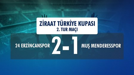 24 Erzincanspor 2-1 Muş Menderes Spor (Ziraat Türkiye Kupası 2.Tur Maçı)