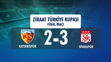 Kayserispor 2 - 3 Sivasspor (Ziraat Türkiye Kupası Final Maçı) 