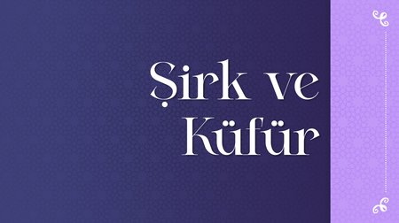 Şirk ve küfür