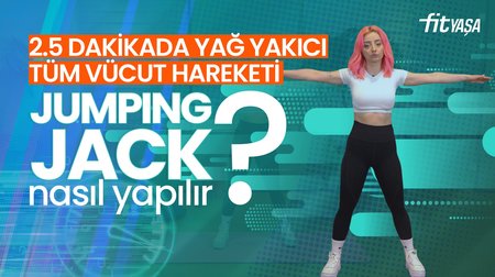 Evde spor hareketleri | Jumping Jack 