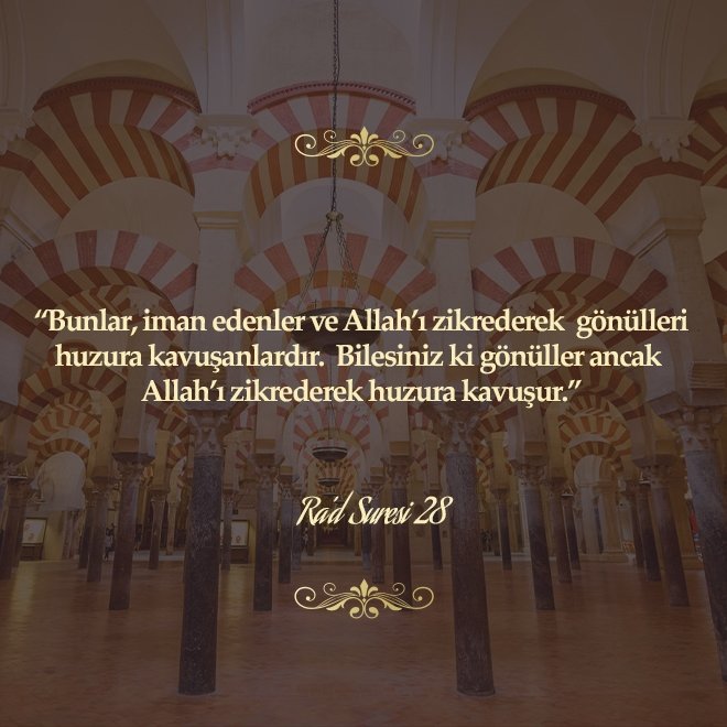 Ra’d Suresi 28. Ayet