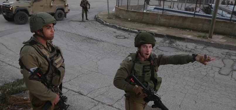 ISRAELI FORCES RAID PALESTINIAN HOSPITAL IN WEST BANK