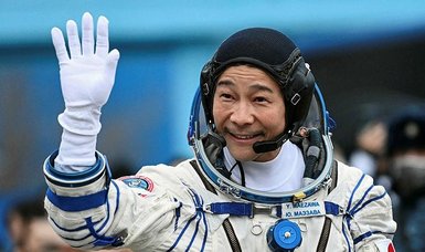 Japanese billionaire Yusaku Maezawa blasts off to International Space Station