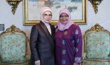 Turkish first lady meets head of UN-Habitat