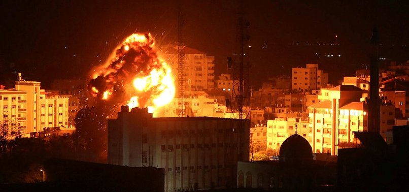 ISRAEL LAUNCHES GAZA STRIKES AFTER ROCKET FIRE: PALESTINIANS