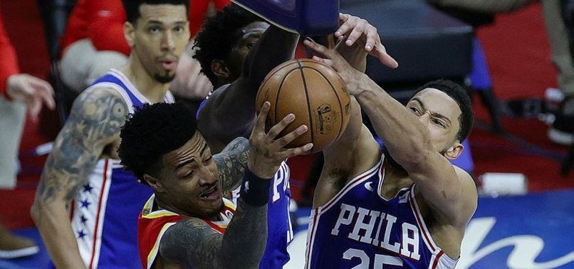 JOEL EMBIID POURS IN 40 AS SIXERS PULL EVEN WITH HAWKS