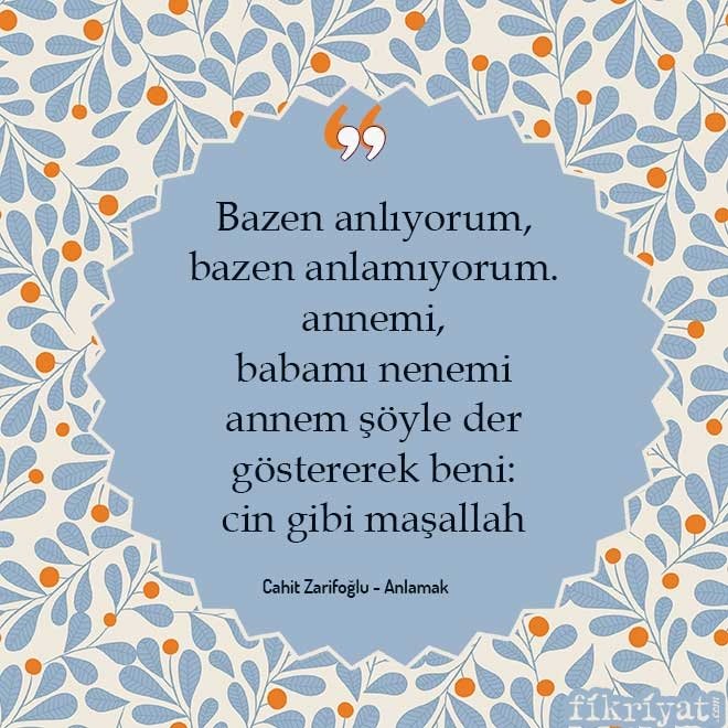 Cahit Zarifoğlu - Anlamak