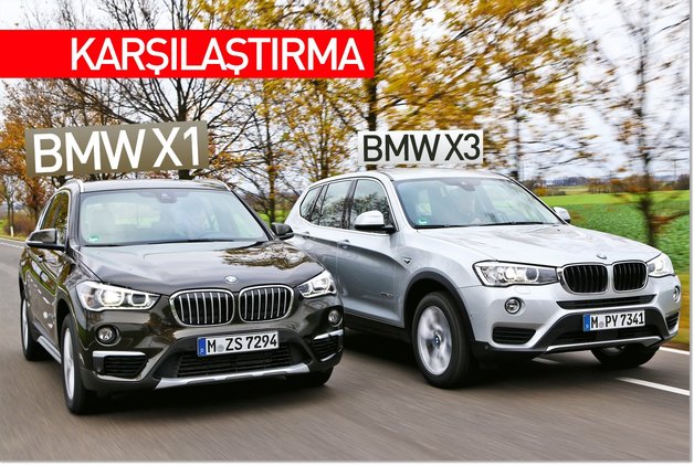 Karsilastirma Bmw X3 X1 Test Merkezi Haberleri