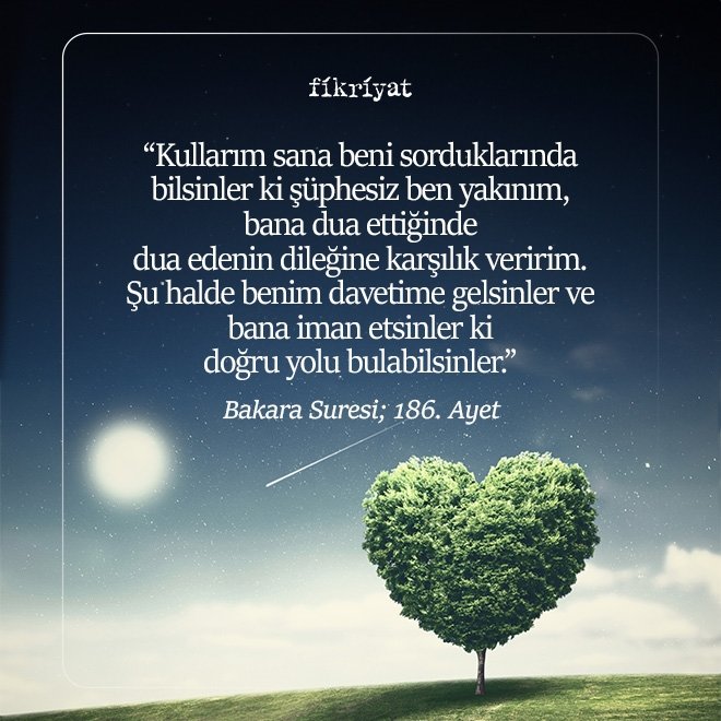 Bakara Suresi; 186. Ayet