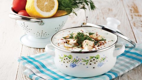 Yoğurtlu Soğuk Enginar Çorbası