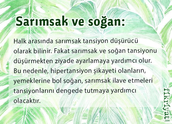 Sarımsak ve soğan