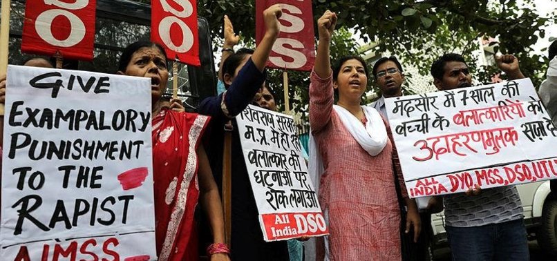 PROTESTS SPIRAL OVER GANG RAPE, ASSAULT OF 8-YEAR-OLD GIRL IN INDIA