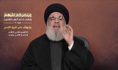 Hezbollah chief says US 'entirely responsible' for Gaza war