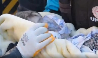 1-year-old baby pulled alive from quake rubble of 5-story building in Türkiye
