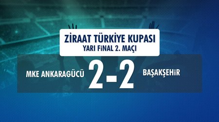 MKE Ankaragücü 2-2 Başakşehir (Ziraat Türkiye Kupası Yarı Final 2. Maçı)