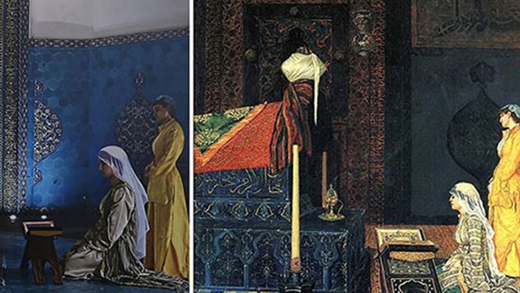 Fotoğraf karesinde ’canlanan’ resimler