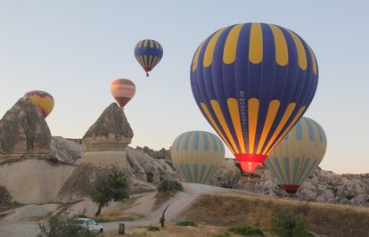 Kapadokyayı389binkişibalonlagezdi