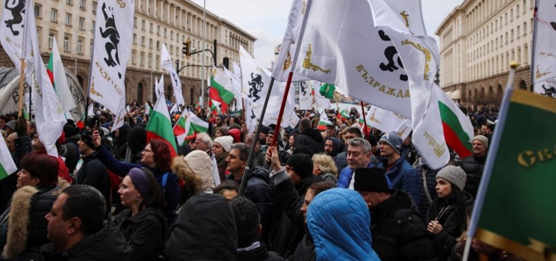 WEARY OF PROMISES, BULGARIANS PROTEST AGAINST COVID CURBS, INFLATION
