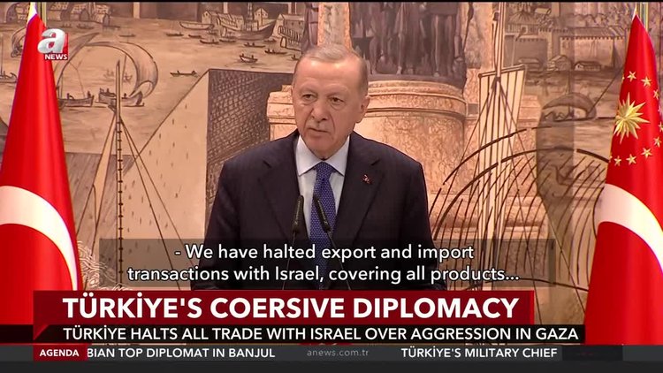 Türkiye halts all trade with Israel over aggression in Gaza Strip