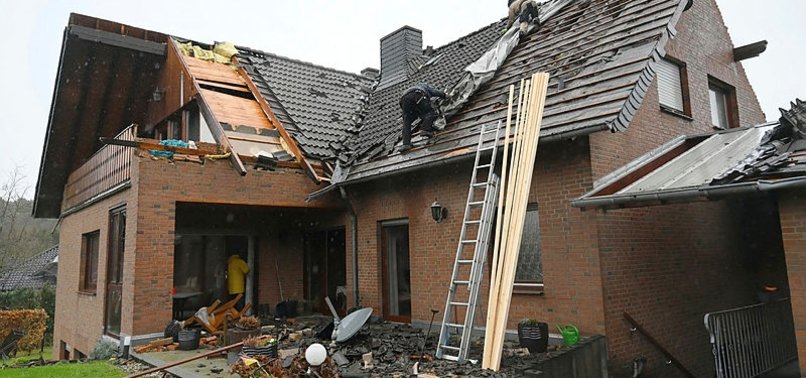 BRIEF BUT FIERCE TORNADO DESTROYS HOUSES IN GERMANY