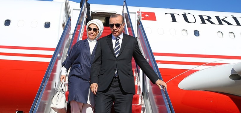 PRESIDENT ERDOĞAN ARRIVES IN WASHINGTON TO MEET TRUMP