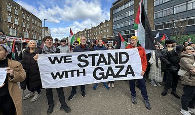 Demonstrations held across UK in support of Palestinians