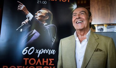 Greek popular folk singer Tolis Voskopoulos dies at age 80