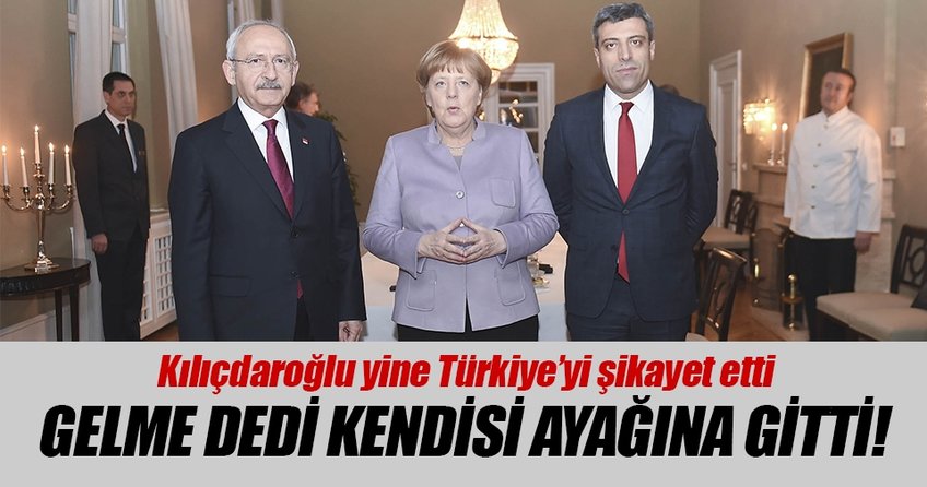 Gelme dedi kendisi ayağına gitti