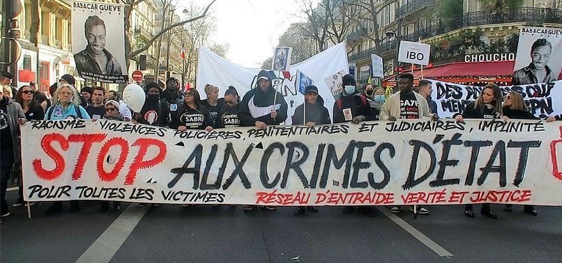 THOUSANDS GATHER IN SEVERAL FRENCH CITIES TO PROTEST RACISM AND POLICE BRUTALITY