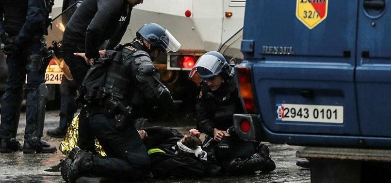 FRENCH POLICE ARREST 85 YELLOW VEST PROTESTERS