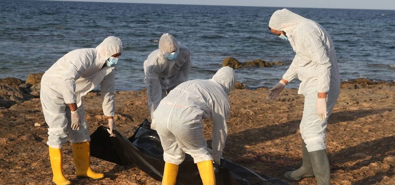 BODIES OF DROWNED MIGRANTS WASH UP ON LIBYAN SHORE