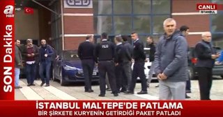 İstanbul Maltepe’de bir şirkette patlama!