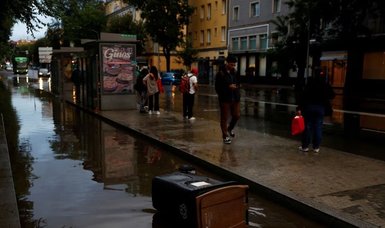 Subway, train lines, roads closed in Madrid, central Spain after heavy rain