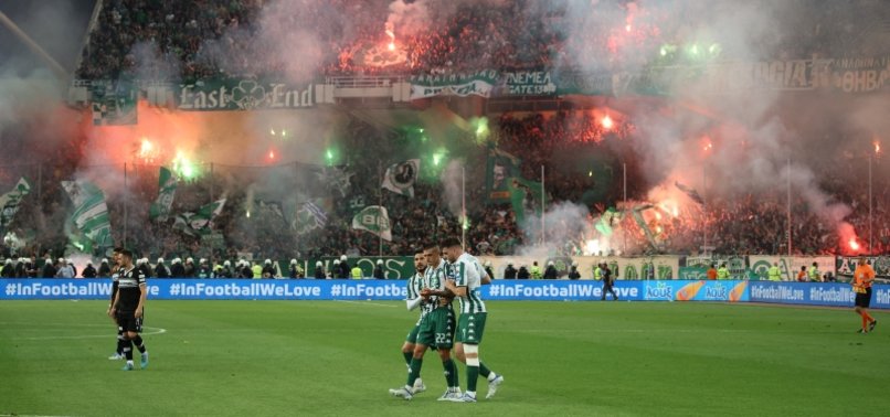 GREEK CUP FINAL BETWEEN PANATHINAIKOS AND PAOK MARRED BY VIOLENCE
