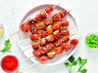 Tatlı Tuzlu Tavuk Şiş