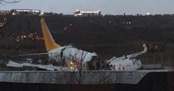 Three killed as plane skids off runway at airport in Istanbul