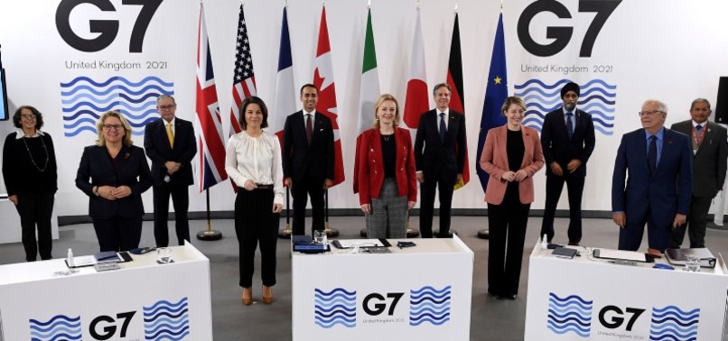 G7 MINISTERS WARN PUTIN OF HARSH CONSEQUENCES TO ANY UKRAINE ATTACK