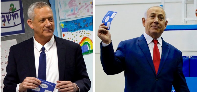 NETANYAHU, RIVAL GANTZ BOTH CLAIM ISRAELI ELECTION WIN ON NARROW EXIT POLLS